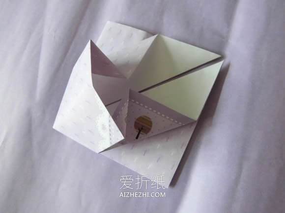 怎么折纸精致小提篮的折法步骤图解- www.aizhezhi.com