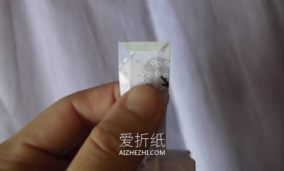 怎么折纸精致小提篮的折法步骤图解- www.aizhezhi.com