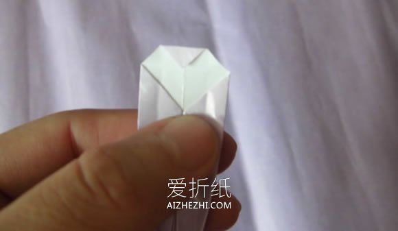 怎么折纸精致小提篮的折法步骤图解- www.aizhezhi.com