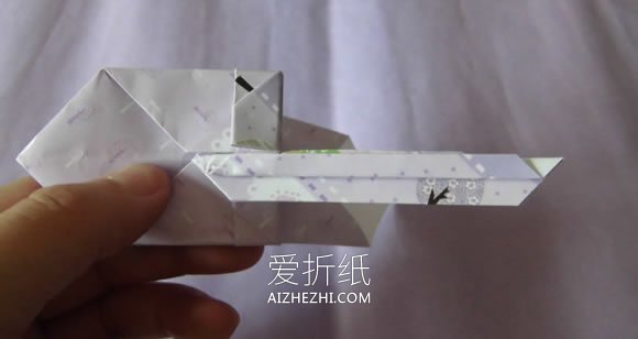 怎么折纸精致小提篮的折法步骤图解- www.aizhezhi.com