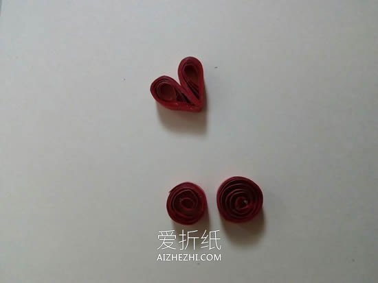 怎么做衍纸情人节贺卡的制作方法图解- www.aizhezhi.com