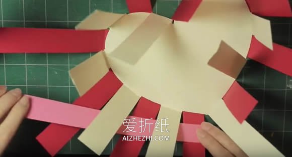 怎么手工编织爱心纸篮子的编法步骤图解- www.aizhezhi.com