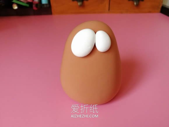 怎么做超轻粘土卡通狗狗的制作步骤图解- www.aizhezhi.com