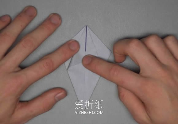 怎么折纸星球大战X翼星际战斗机的折法图解- www.aizhezhi.com