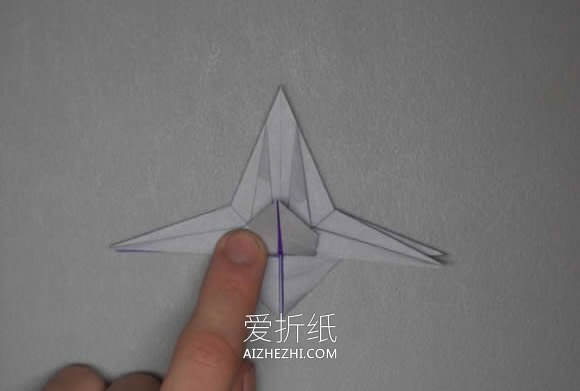 怎么折纸星球大战X翼星际战斗机的折法图解- www.aizhezhi.com