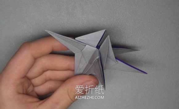 怎么折纸星球大战X翼星际战斗机的折法图解- www.aizhezhi.com