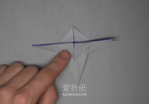 怎么折纸星球大战X翼星际战斗机的折法图解- www.aizhezhi.com