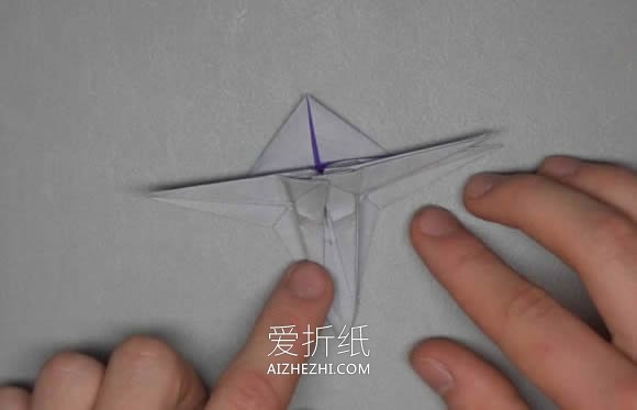 怎么折纸星球大战X翼星际战斗机的折法图解- www.aizhezhi.com