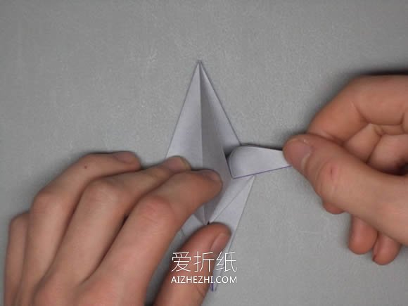 怎么折纸星球大战X翼星际战斗机的折法图解- www.aizhezhi.com