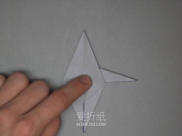 怎么折纸星球大战X翼星际战斗机的折法图解- www.aizhezhi.com