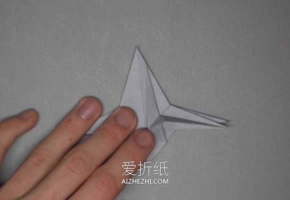 怎么折纸星球大战X翼星际战斗机的折法图解- www.aizhezhi.com