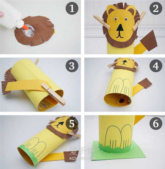 怎么做儿童狮子礼物袋的制作方法教程- www.aizhezhi.com