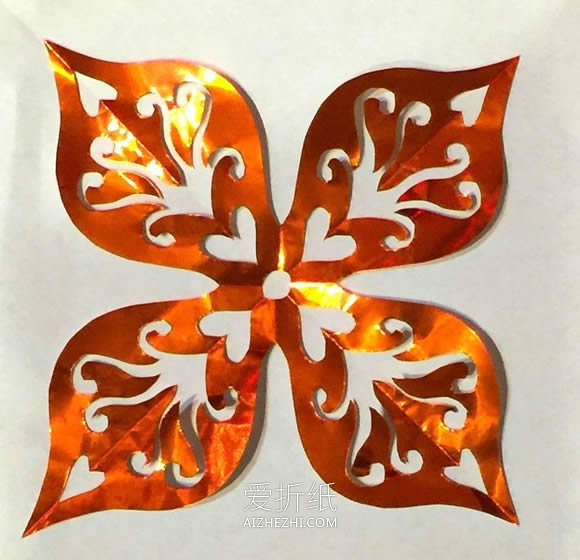 怎么折叠和剪纸多种美丽窗花的剪法图解教程- www.aizhezhi.com