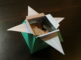 怎么折纸收纳盒的折法简单又漂亮图解
