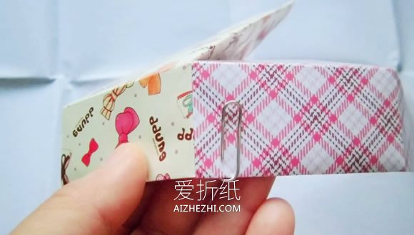 带盖子八角形收纳盒怎么折的步骤图解- www.aizhezhi.com