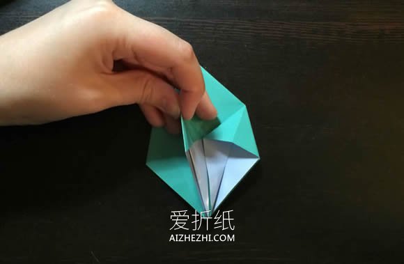 怎么折纸收纳盒的折法简单又漂亮图解- www.aizhezhi.com