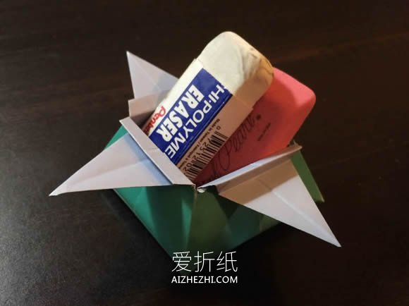 怎么折纸收纳盒的折法简单又漂亮图解- www.aizhezhi.com