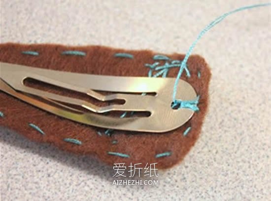 怎么做可爱布艺儿童发夹的制作方法简单- www.aizhezhi.com