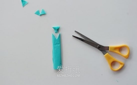 怎么简单做单色纸花的手工制作步骤图解- www.aizhezhi.com