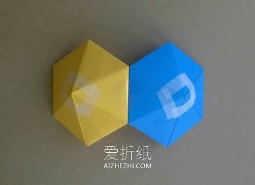 怎么折纸二十面体的折法步骤图集- www.aizhezhi.com