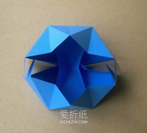 怎么折纸二十面体的折法步骤图集- www.aizhezhi.com