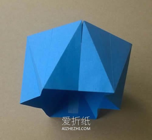 怎么折纸二十面体的折法步骤图集- www.aizhezhi.com