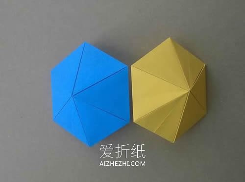 怎么折纸二十面体的折法步骤图集- www.aizhezhi.com