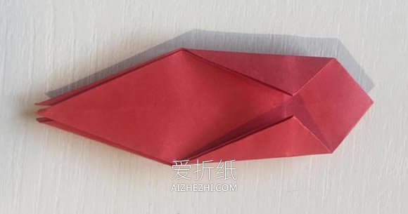 怎么折纸立体小龙虾的折法步骤图解- www.aizhezhi.com