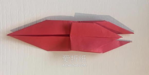 怎么折纸立体小龙虾的折法步骤图解- www.aizhezhi.com
