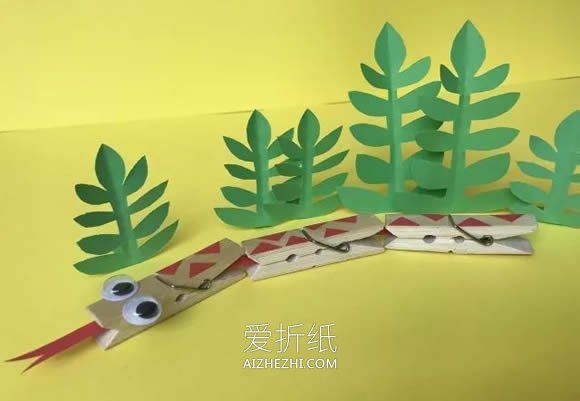 最简单冰棍棒蝴蝶怎么做的手工制作教程- www.aizhezhi.com