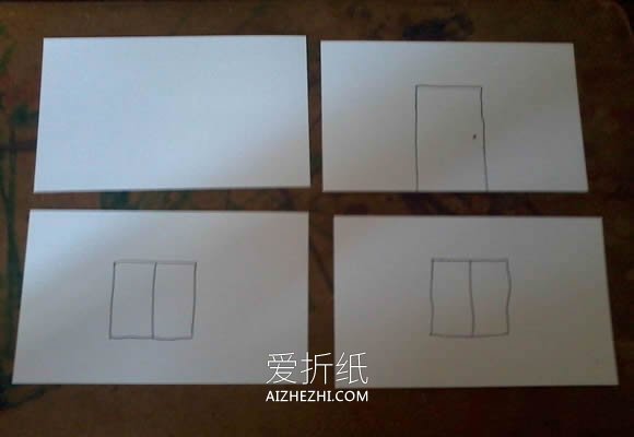 怎么用索引卡制作桌面上的小屋的方法图解- www.aizhezhi.com