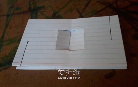 怎么用索引卡制作桌面上的小屋的方法图解- www.aizhezhi.com