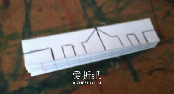 怎么用索引卡制作桌面上的小屋的方法图解- www.aizhezhi.com