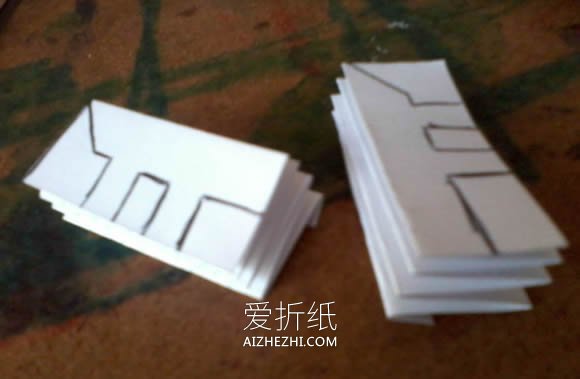 怎么用索引卡制作桌面上的小屋的方法图解- www.aizhezhi.com