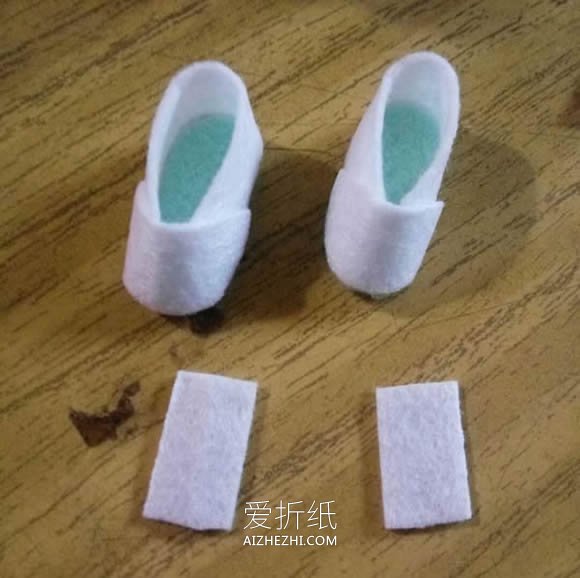 怎么做芭比娃娃鞋子的布艺手工制作教程- www.aizhezhi.com