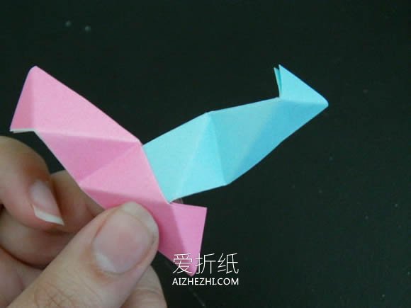 怎么折纸空心球体的折法步骤图解教程- www.aizhezhi.com