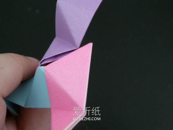 怎么折纸空心球体的折法步骤图解教程- www.aizhezhi.com