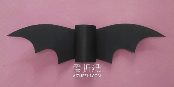 幼儿园怎么做万圣节蝙蝠的手工制作教程- www.aizhezhi.com