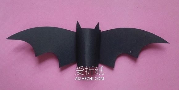 幼儿园怎么做万圣节蝙蝠的手工制作教程- www.aizhezhi.com