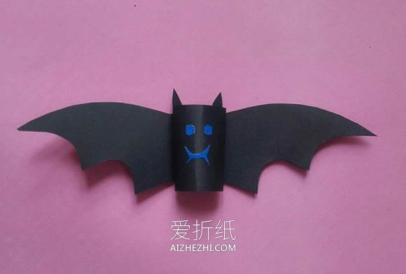 幼儿园怎么做万圣节蝙蝠的手工制作教程- www.aizhezhi.com