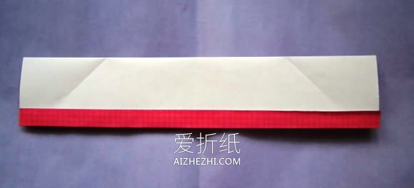 怎么折纸爱心相片框的折法详细步骤图解教程- www.aizhezhi.com