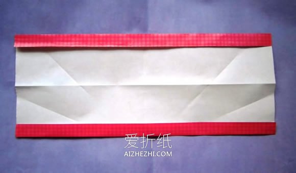 怎么折纸爱心相片框的折法详细步骤图解教程- www.aizhezhi.com