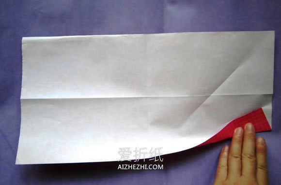 怎么折纸爱心相片框的折法详细步骤图解教程- www.aizhezhi.com