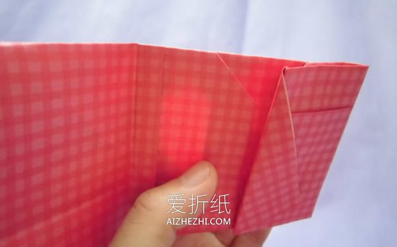 怎么折纸爱心相片框的折法详细步骤图解教程- www.aizhezhi.com