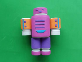 怎么做药瓶机器人的手工制作方法教程