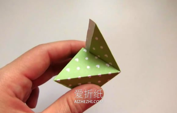 怎么折纸端午节粽子风铃的折法图解教程- www.aizhezhi.com