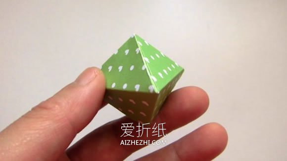 怎么折纸端午节粽子风铃的折法图解教程- www.aizhezhi.com