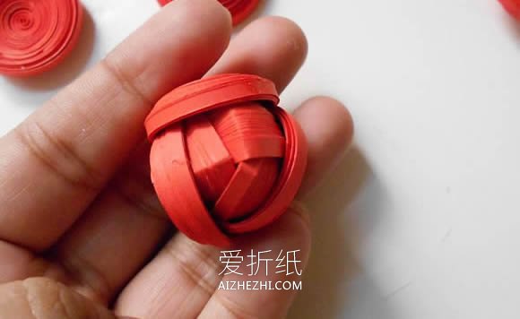 怎么做华丽衍纸玫瑰花的制作方法步骤图解- www.aizhezhi.com