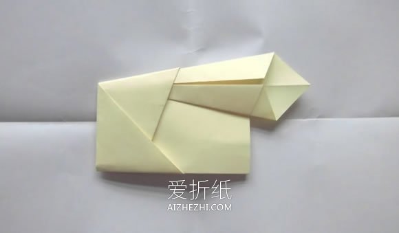 怎么简单折纸鸡毛信的折法步骤图解- www.aizhezhi.com