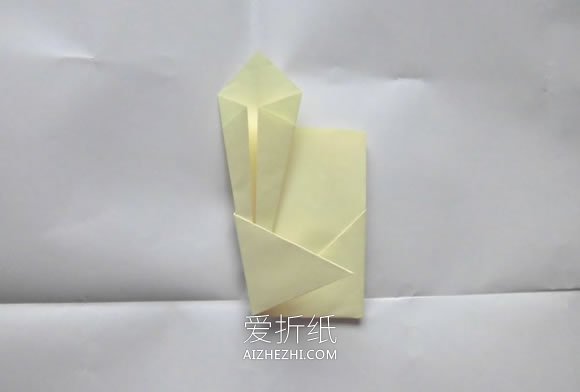 怎么简单折纸鸡毛信的折法步骤图解- www.aizhezhi.com